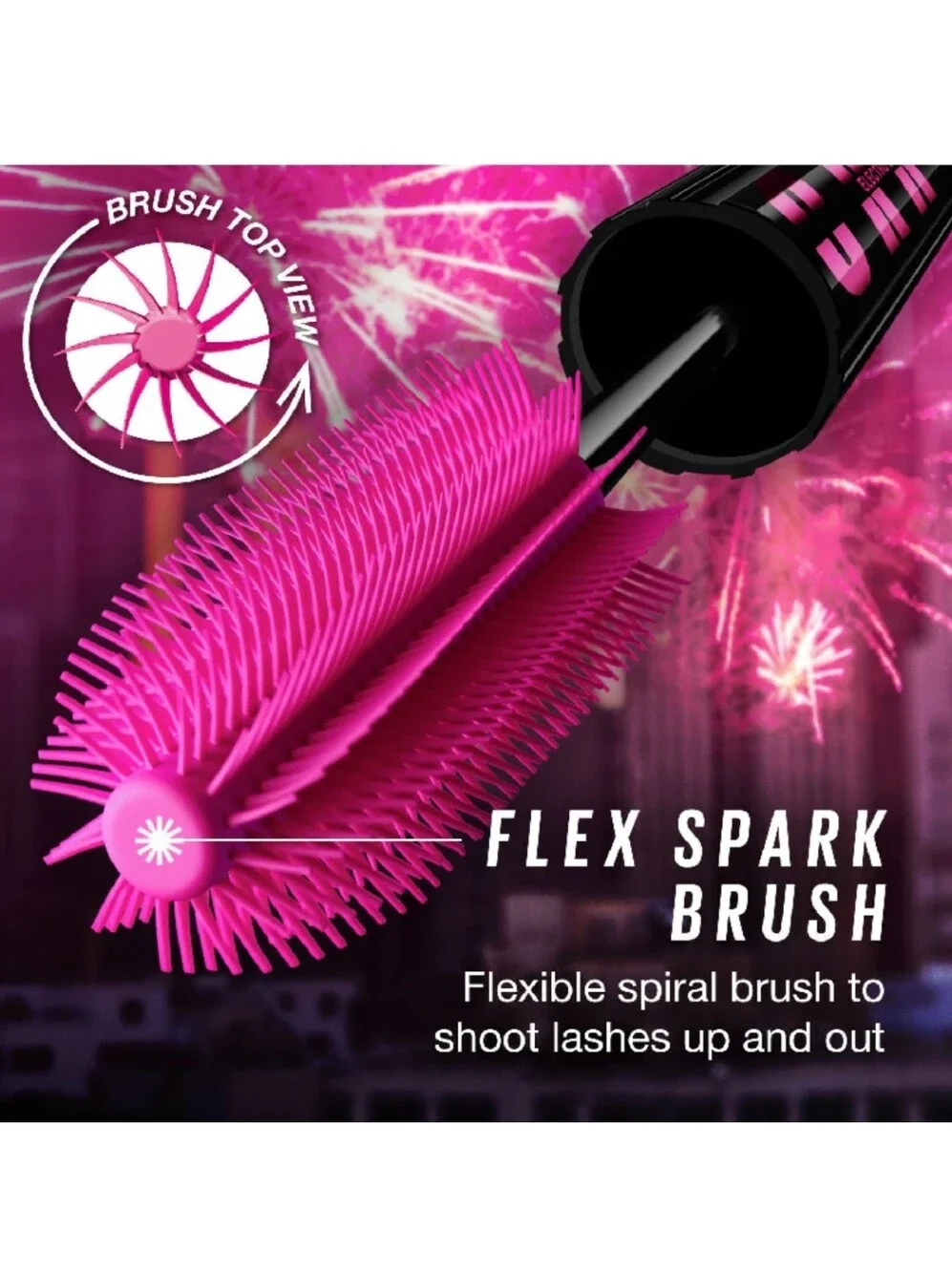 🐢2/$15 Maybelline Lash Sensational Firework Washable Mascara Electro Black